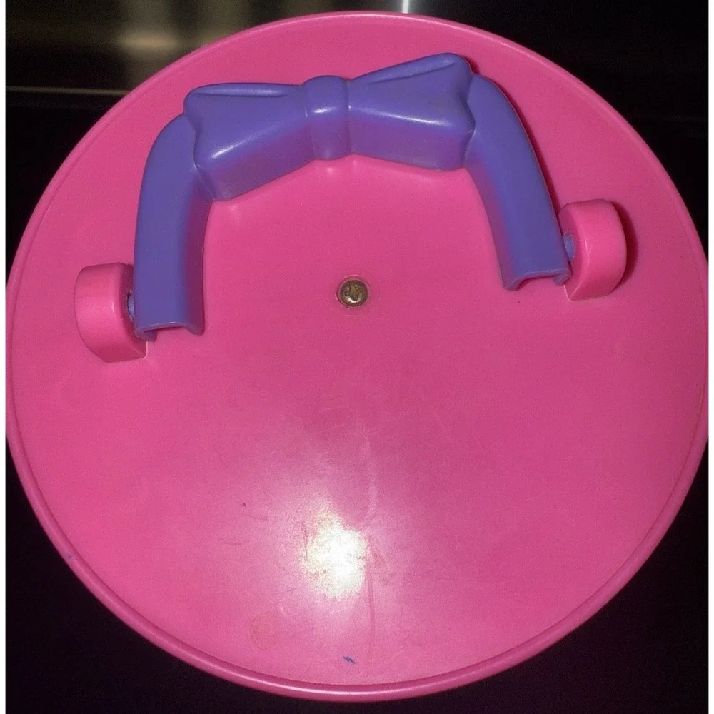 Barbie Accessory Case No Drawers Cylinder Doll Organizer Mattel‎ Vintage 1991